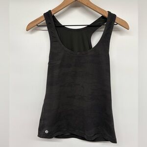 Lululemon Top Womens 4 Gray Tank Top Athleisure Yoga Running